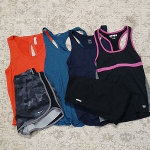 Lot Of 6 Womens Size M Workout Clothes ~ Nike, Zella, Reebok, Forever21, Icyzone